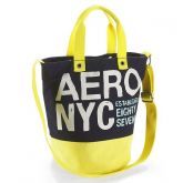 AERO NYC EST 87 COLORBLOCKED CANVAS TOTE